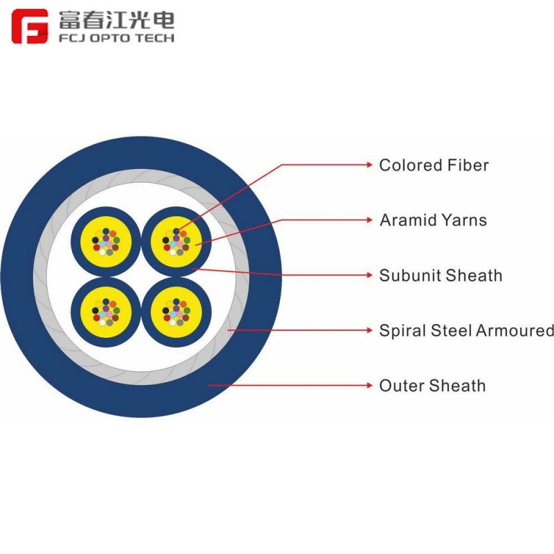 Indoor Duplex Armored Optical Fiber Cable (Gjsfjbv)