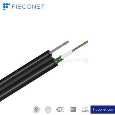 FTTH Gyxtc8s Fiber Optic Outdoor Cable 2-12 Core Cable with Fast Connector