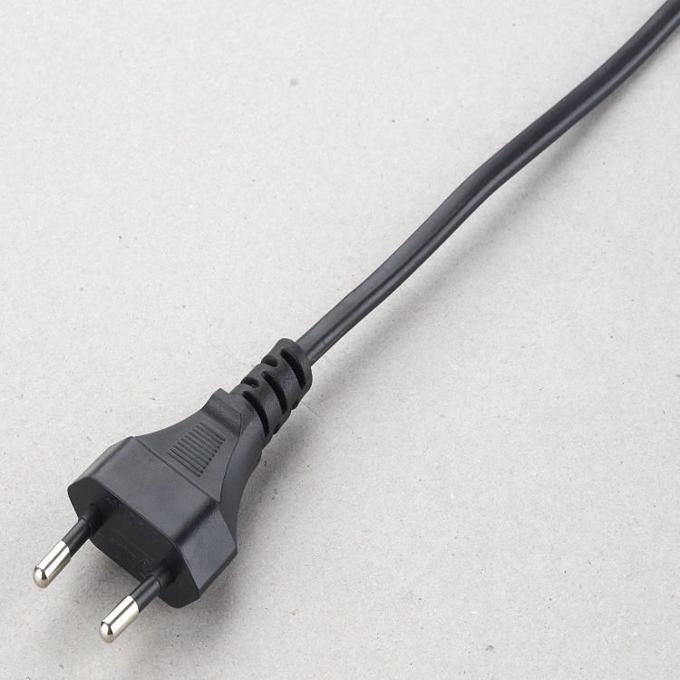 Professional Manufacture European Type 2 Pins AC Power Cord