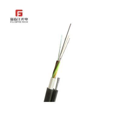 Hydrolysis Resistant Self-Supporting Factory Price G652D Fiber (GYTC8A) 2-144 Optical Cable