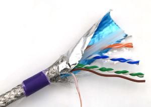 CAT6 Network Cable in Copper SFTP 4pair 8core PE Aluminum