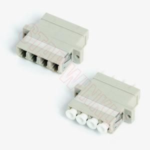 Fiber Optic LC Mm Adapter, Quad, RoHS