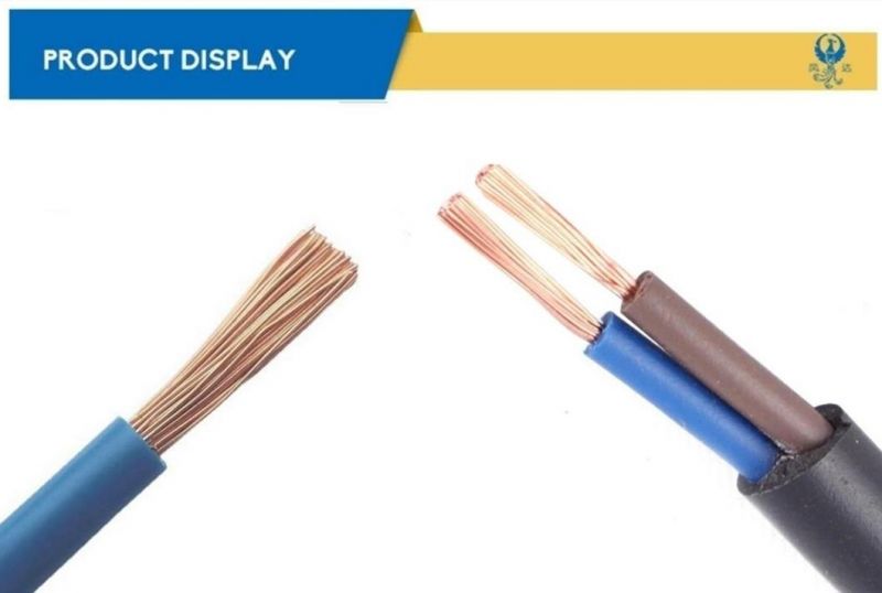 H05vvf Aluminium Copper Conductor PVC PE Insulation Epr Sheathed BV Cable PVC Copper Electric Wire Aluminium Elevator Cable