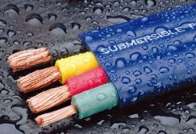 Rubber Insulated and Sheathed Water Resistant Flat Submersible Pump Cable 12AWG