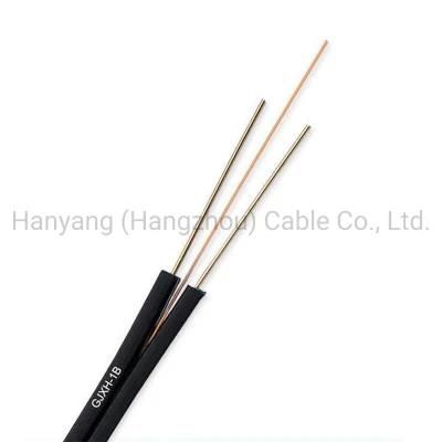 FTTH Indoor Outdoor 1 2 4 6cores Steel Strength Member Connect Adapter Splitter G652D G652A G657A1 Fiber Optical Cable