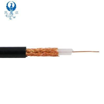 Rg58/Rg59/RG6 Coaxial Cable with F TV BNC Connectorquad-Shield RG6 Coaxial CCTV/CATV Camera Cable