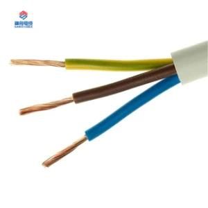 China Supply 3 Core 2.5mm H05VV-F PVC Electrical Cable Wire Prices