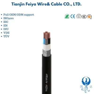 Nayfgby 4X95 Nyfgby 4X120 Nayfgby 4X120 Nyfgby 4X95 PVC Insulated Galvanized Steel Flat Armor PVC Sheathed Cable