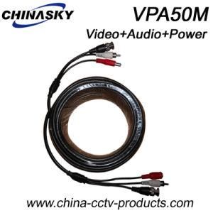 Rg59+2 Core CCTV Camera Cable for Power, Audio, Video (VPA50M)