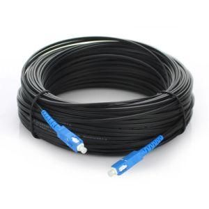 100m FTTH Fiber Optic Drop Cable Patch Cord Sc to Sc Simplex Single Mode Fiber Optic Jumper Sm Fiber Optic Jumper Cable