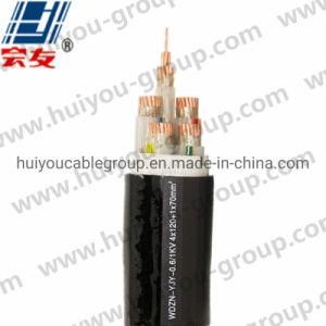 Black Electrical Fire-Proof Electronic Cable/ Electricity Wirecables / (WDZBN-YJY) / Home Wire Cable