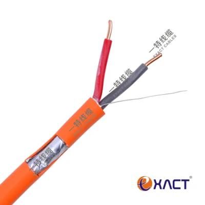 2x1.5mm2 LPCB Approved Screened Solid Copper Fire Resistant Silicone Rubber Low Smoke LSZH LSOH Fire Alarm Cable