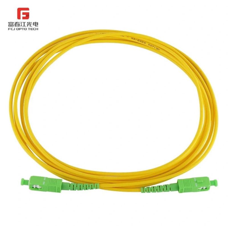 Low Insertion Loss Sc to LC Multimode Om3 Simplex Fiber Optic Patch Cord Fiber Drop Cable Jumper