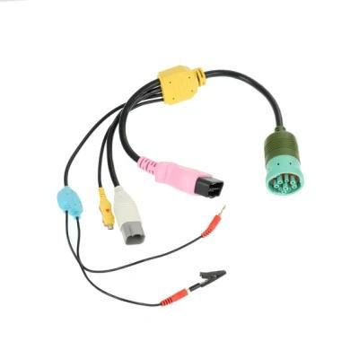 Deutsch 9 Pin J1939 Green Customized Diagnostic Y Cable
