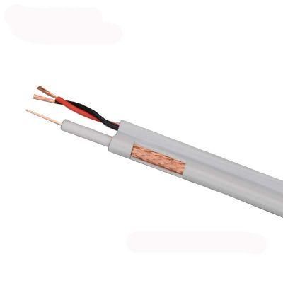 Rg59 with 18/2 Power Siamese White CCTV Coaxial Cable