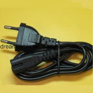 1.5m Black 2pin Inmetro AC Power Cord with IEC C7