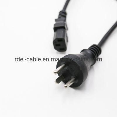 Power Cord Set 16A Danish Plug with IEC60320 C13 RoHS VDE