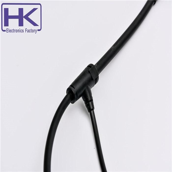 100% Continuity Testing Waterproof Overmolding Traceability ABS Wire Harness with Rubber Tube Te Connectors Leoni Cable for Automobile Industry