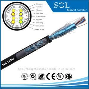 Network Cable Double Shielded Double Jacket Cable SFTP Cat5e