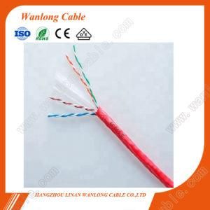 Unshielded 24AWG CAT6 Network Cable, Outdoor Bc/CCA Category6 LAN Cable