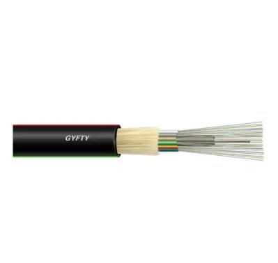 Gydts Optical Fiber 24 Fibers Single-Mode Single Armor Double Jackets Stranded Loose Tube FRP Strength Member Waterproof Outdoor Cable