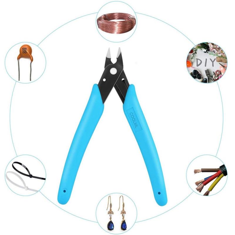 Olearn Micro Wire Cutter Durable Diagonal Cutters for Electronics Repair, Jewelry Crafting, Model Building and DIY Cutting Pliers