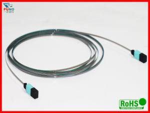 24 Fibers MTP to MTP Female OM3 mm Optical Cable