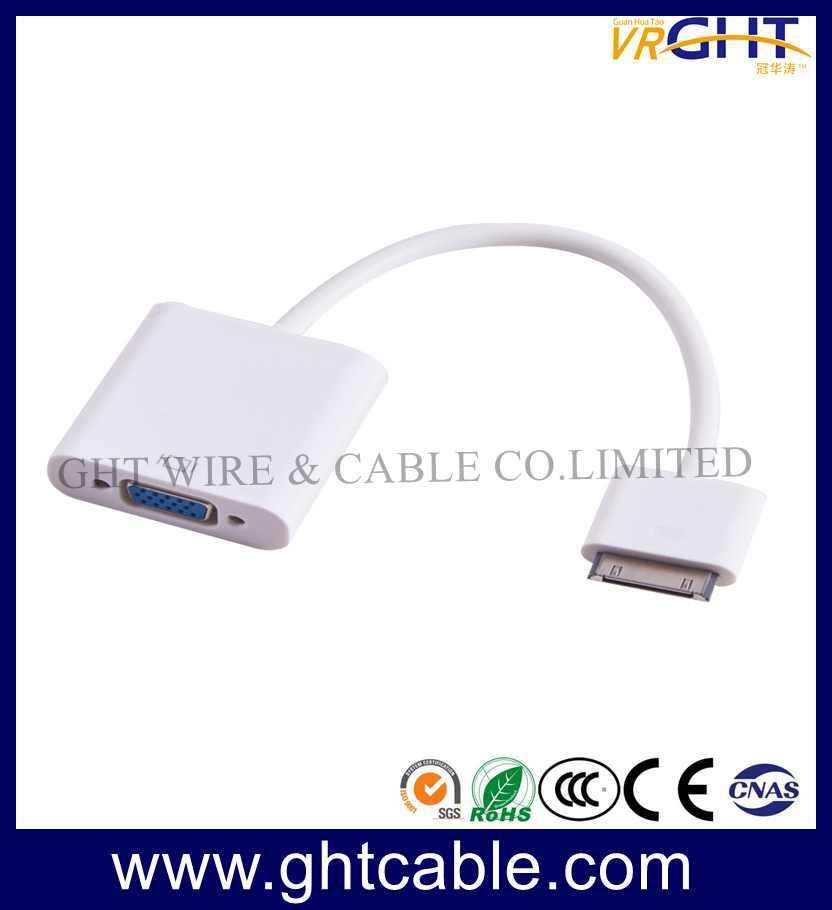 Apple 30 Pin to VGA Cable Adapter for iPhone/iPod/iPad