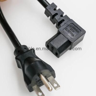 NEMA 6-15p to Angle Right C13 10A Power Cords ETL UL