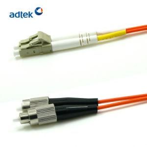 China Factory 3 Meters LC/Upc-FC/Upc Duplex PVC/LSZH 2.0mm 62.5/125 Om1 50/125 Om2 Patch Cord