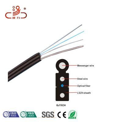 Drop Wire FTTH 2, 4 Core G657A G652D 1 Core Indoor Fiber Optic Cable