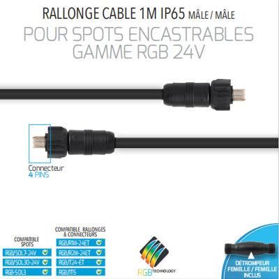 1m Connection Cable with 4-Pin Plug for RGB Light&lt;Sb1210&gt;