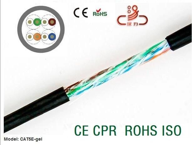 Filled LAN Cable Outdoor UTP Cat5e 24awgx4pair