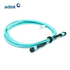 MTP-MTP Female to Female mm PVC/LSZH Aqua Trunk Cable