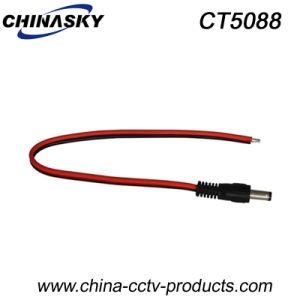 CCTV Male DC Power Plug Cable with Pigtail (CT5088)