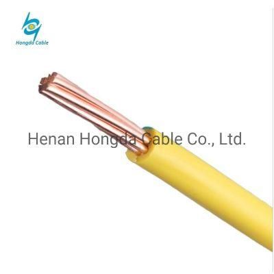 600 Volt Thw Thw-2 6AWG 4AWG 2AWG 90c PVC Insulation Black Copper Wire Cable