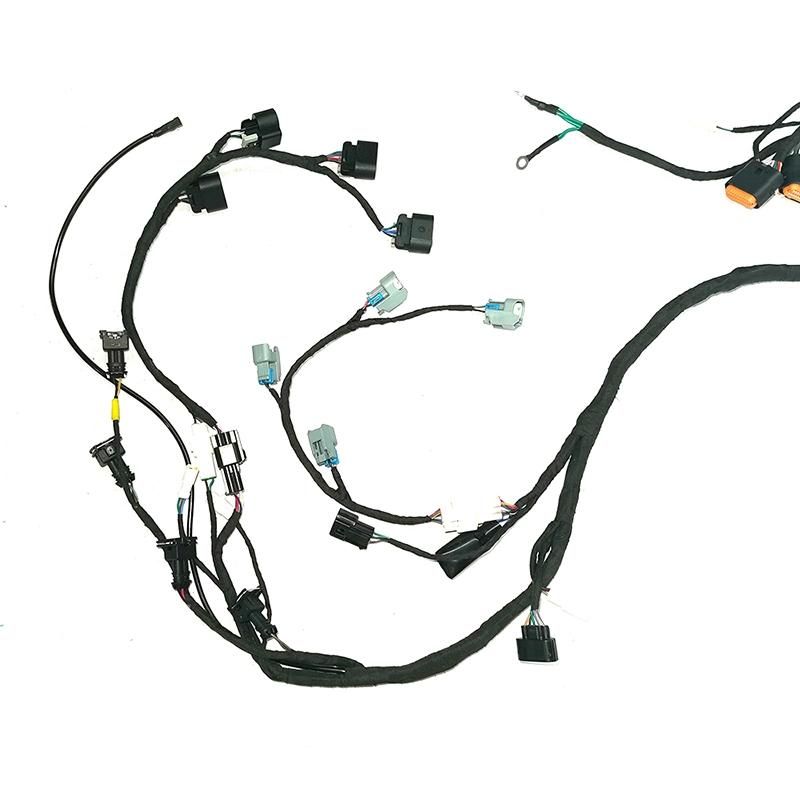 Custom Car Wiring Harness with 12V Fuse Holder Overmold Fuse Box