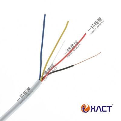 Communication Cable Solid 4xAWG24 Unshielded CPR Eca PVC insulation and jacket Alarm Cable