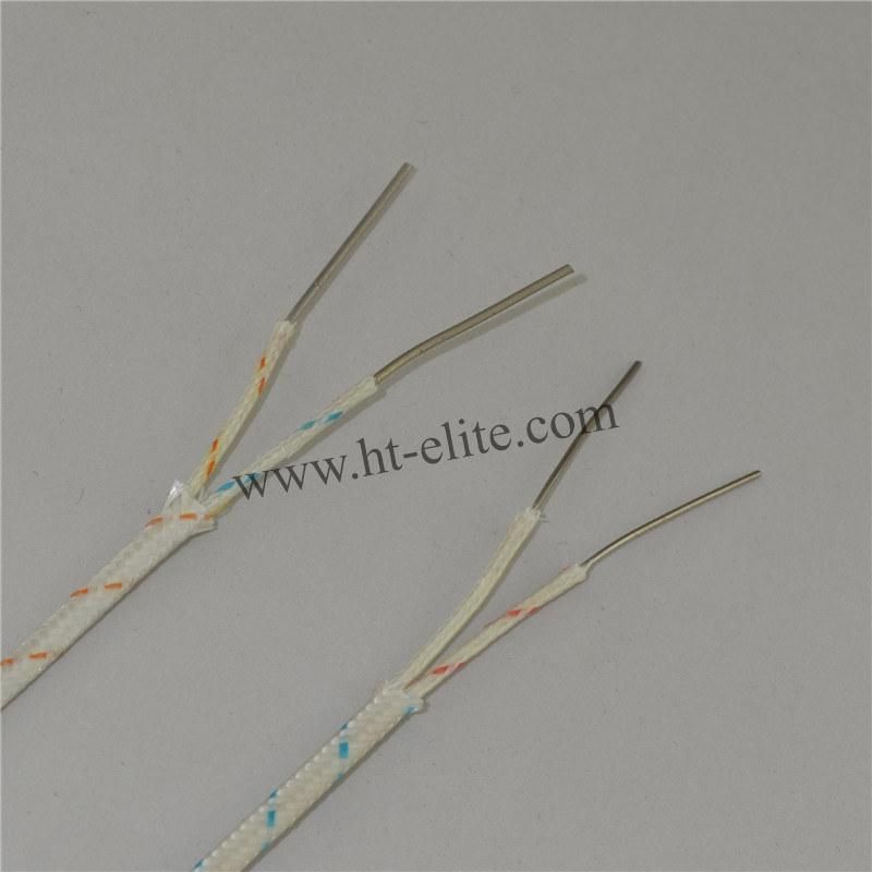 Temperature Sensor Type J Thermocouple Wire Fiberglass Thermocouple Cable Type J