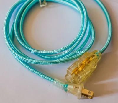 Decorative Braided Electrical Cord /Braided Twisted Cord/Lamp Cord