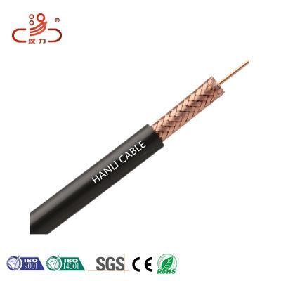 Coaxial Cable Rg59 TV Cable Bc/CCS PE Jacket Indoor/Outdoor Cable for Communication