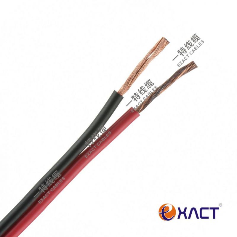Clear Transparent Red/Black BC, TC, CCA, TCCA Golden and Silver Communication PVC Loud Speaker Cable