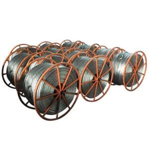 Galvanized Anti-Twisting Braided Steel Wire Rope Stringing Construction Traction Rope