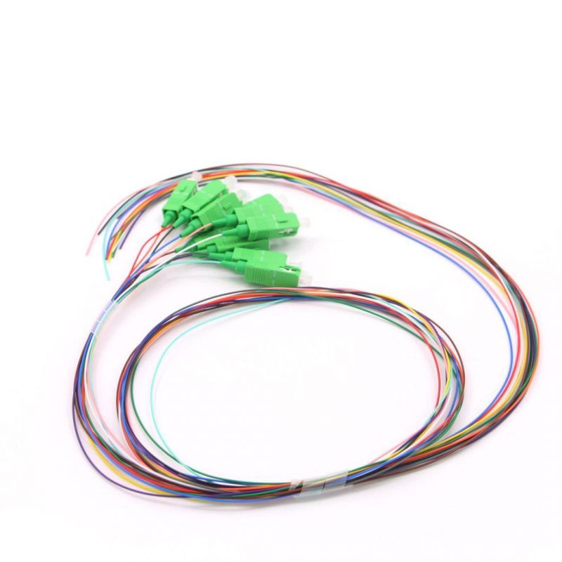 Sc 12 Colors Fiber Optic Pigtail Cable
