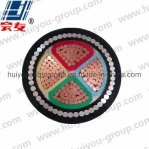 Copper Core /XLPE Insulated Armoring Cable Yjv32 LV Cable