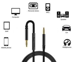 3.5mm Audio Aux Cable for Car / Audio Link Cable / 3.5mm to 2.5mm Audio Cable