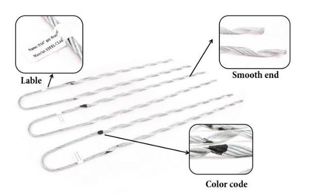 Fitting Steel Strand Preformed Guy Grip Dead End Cable Clamp
