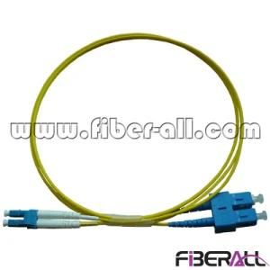 SC/PC-LC/PC Optical Fiber Patch Cord Sm Duplex