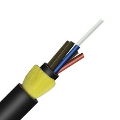 Fiber Optic Cable ADSS 24core G657A All Dielectric Self-Supporting Aerial Cable Lightning Area 120span
