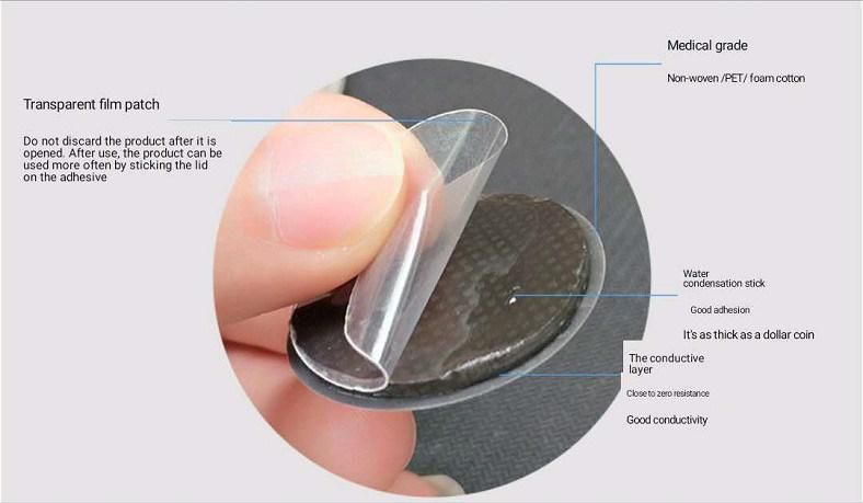 Self-Adhesive Tens Unit Electrode Pad for Physiotherapy